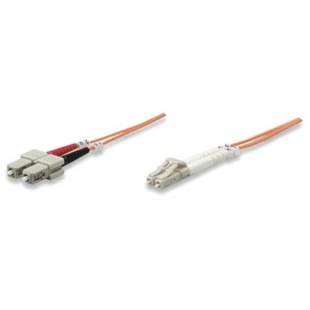 Intellinet Network Solutions 5M 14Ft Lc/Sc Multi Mode Fiber Cable 471282